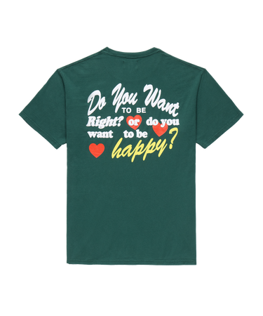 Do You Want To Be Right T-Shirt Ivy