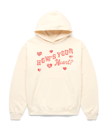 Heart Hoodie Bone