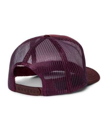 Embroidered Logo Trucker Maroon