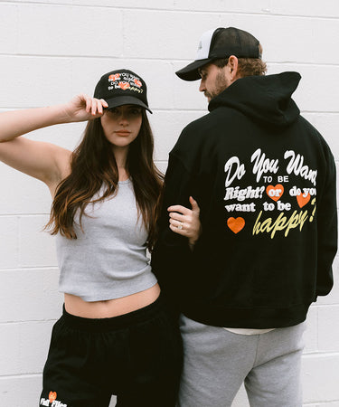 Do You Want To Be Right Trucker Black