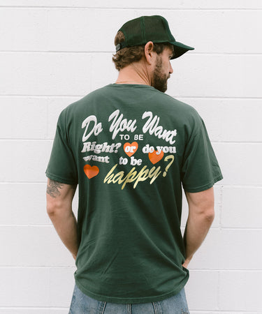 Do You Want To Be Right T-Shirt Ivy