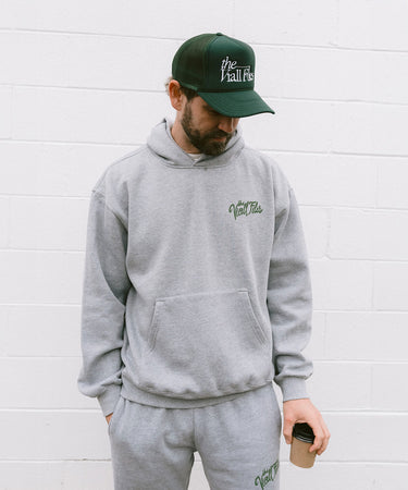 Jeff Hoodie Heather Grey