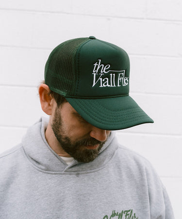 Embroidered Logo Trucker Ivy