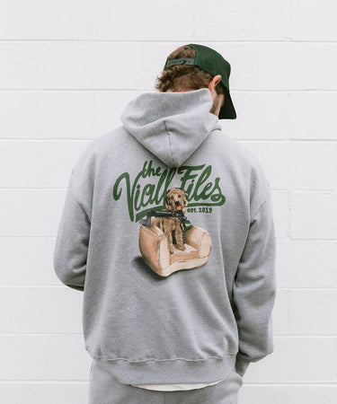 Jeff Hoodie Heather Grey